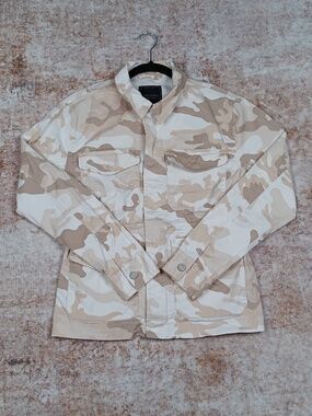 Sanctuary Camo Print Jacket  Tactical Cargo Pocket Womens Xs